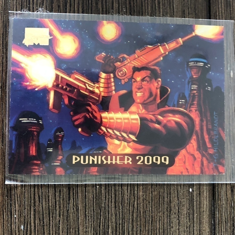 ’94 Marvel Masterpieces trading card: Punisher 2099 #95